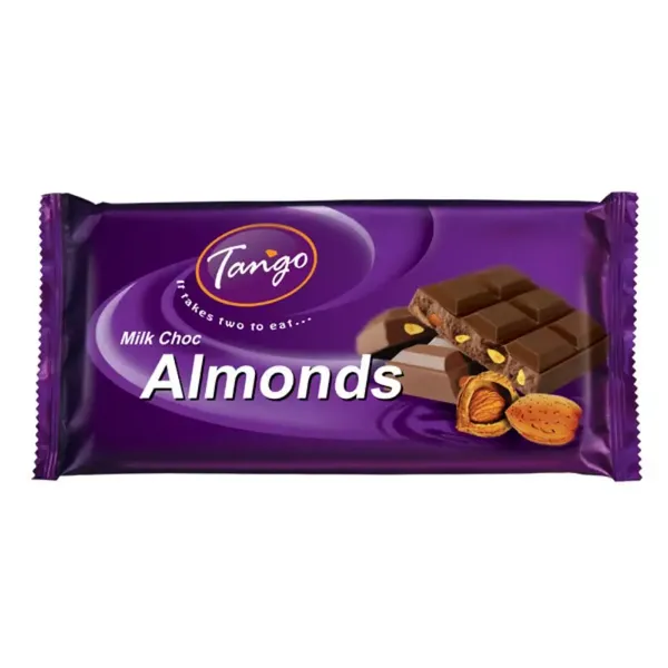 TANGO MILK CHOC ALMOND 140GM