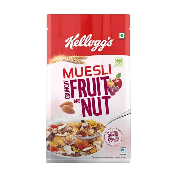 KELLOGGS MUESLI FRUIT NUT & SEEDS 750GM