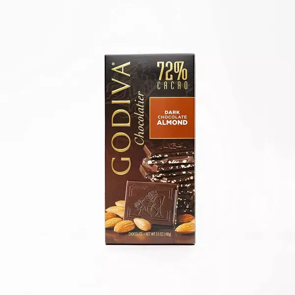 GODIVA CHOC DARK ALMOND 100GM