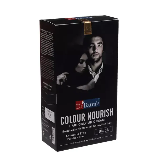 DR BATRA HR/CRM COLOUR NOURISH BLACK 60GM