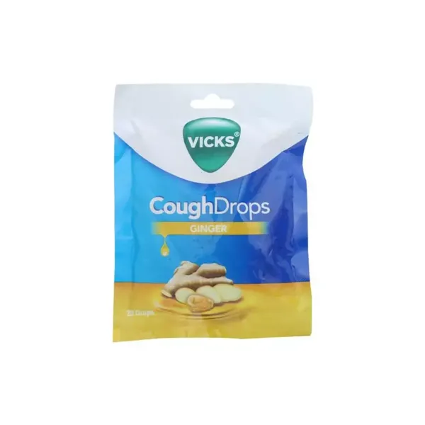 CARE COUGH DROP GINGER/LEMON 1PC