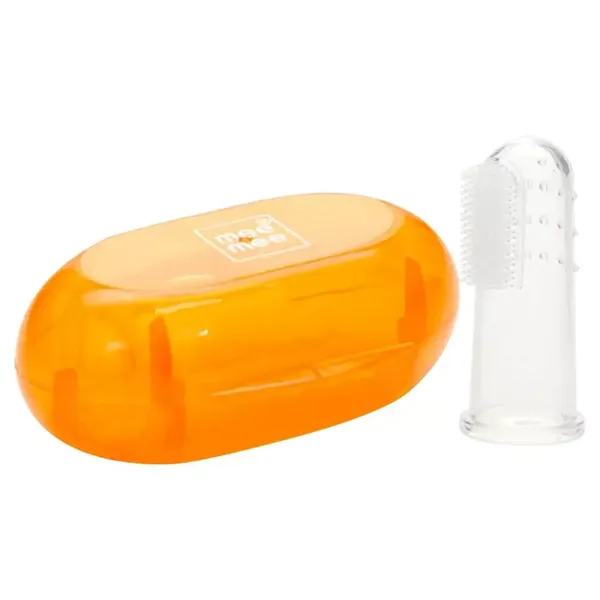 MEE MEE UNIQUE FINGER BRUSH ORANGE 1PC