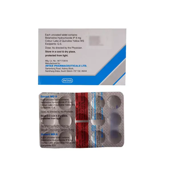 ZEVERT-MD 8MG 15TAB