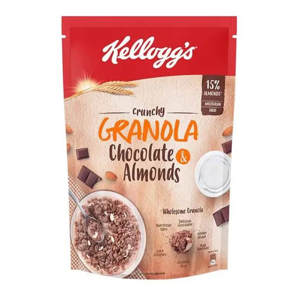 KELLOGGS GRANOLA CHOCOLATE & ALMOND 450GM