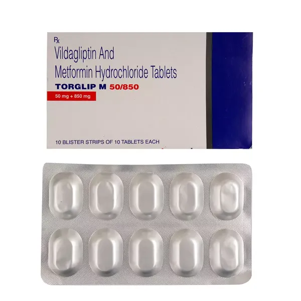 TORGLIP-M 50MG/850MG 10TAB