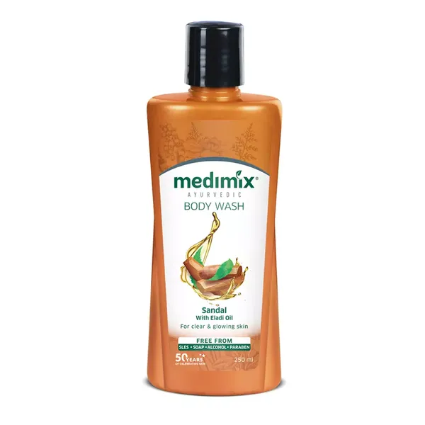 MEDIMIX B/WASH AYUR SANDAL/ELADI OIL 250ML