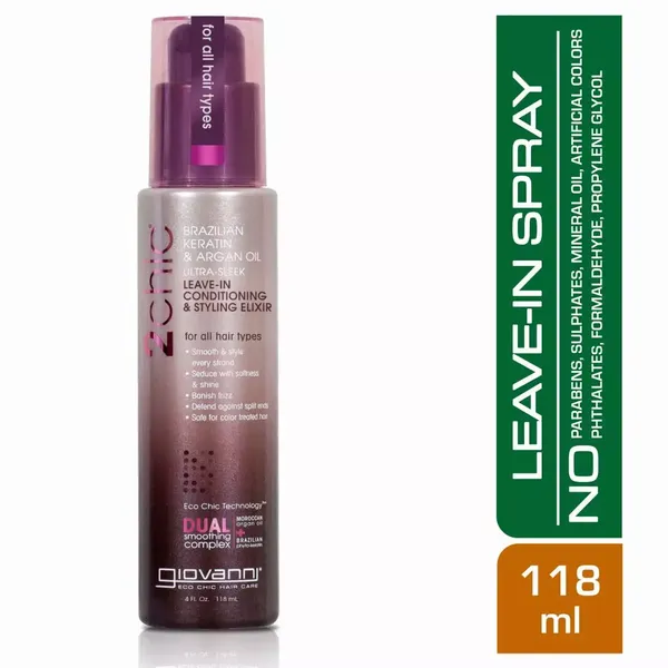 GIOVANNI ORG KERATIN SPRAY 118ML