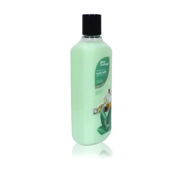 SKIN COTTAGE B/BATH MOIST GREEN TEA 400ML