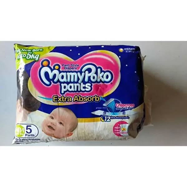 MAMY POKO DIAP PANTS NEW BORN 5PC