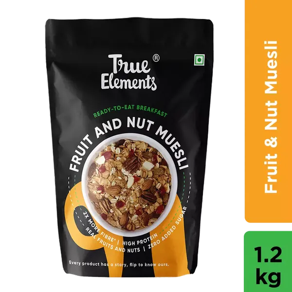 TRUE E FRUITS AND NUTS MUESLI 1.2KG