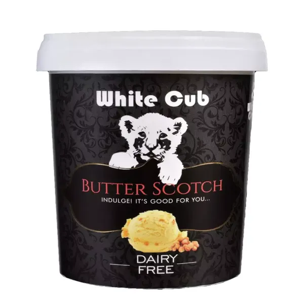 WHITE CUB I/C BUTTERSCOTCH 125ML