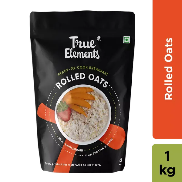 TRUE E OATS ROLLED 1KG