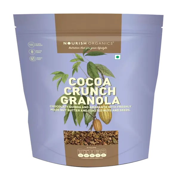 NOURISH ORGANIC COCOA GRANOLA 300GM