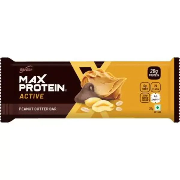 RITE B MAX PROTEIN ACT PEANUT BTR 70GM