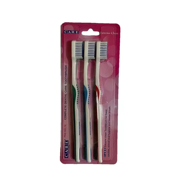 CARE T/BRUSH EXTREME CLEAN 3PC