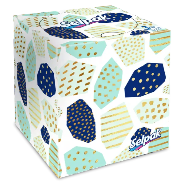 SELPAK FACIAL BOX TISSUE BOUTIQUE 3PY 48PULLS 1PC