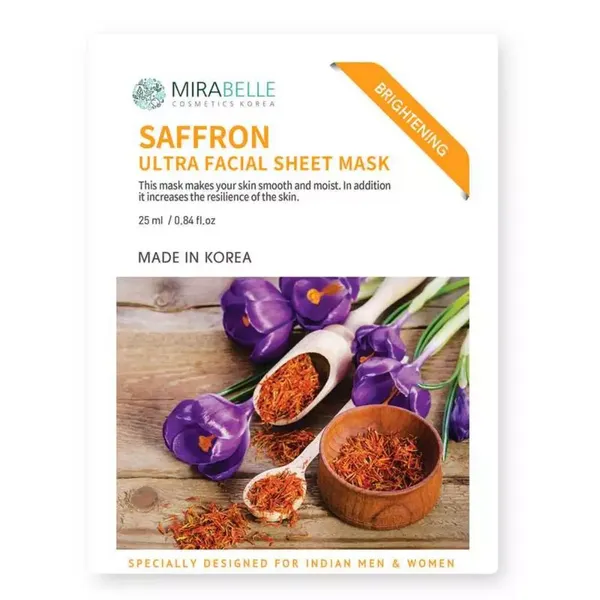 MIRABELLE KOREA F/MASK SAFFRON ULTRA 1PC