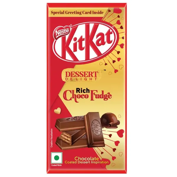 NEST CHOC KITKAT DESSERT DELIGHT FUDGE 150GM