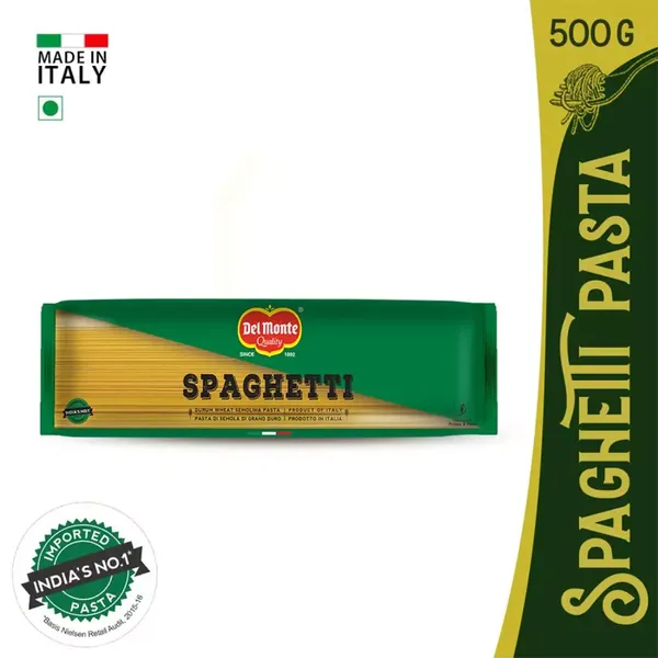 DEL MONTE DURUM WHEAT PASTA  SPAGMHETTI  500GM