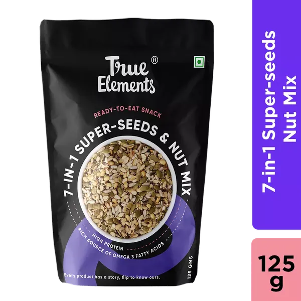 TRUE E 7-IN-1 SUPER SEEDS/ NUT MIX 125GM