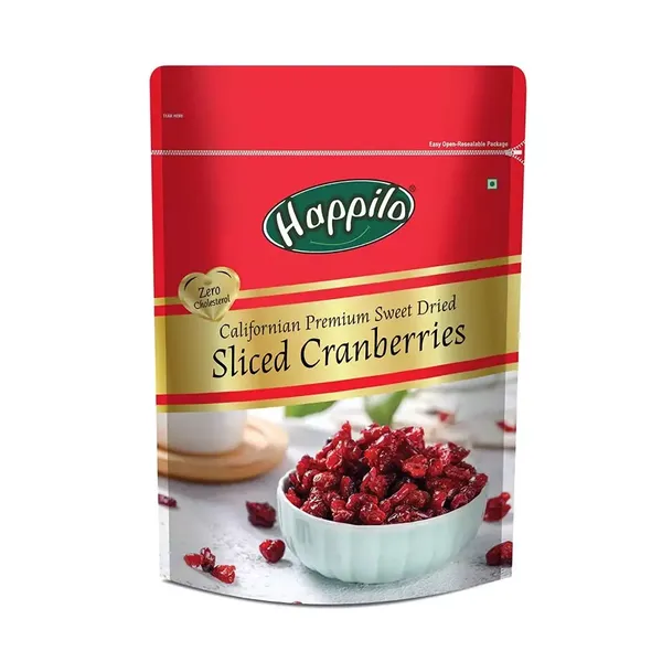 HAPPILO?RANBERRIES DRIED & SWEET 200GM