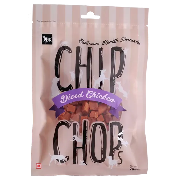 CHIP CHOPS DICED CHICKEN 70GM