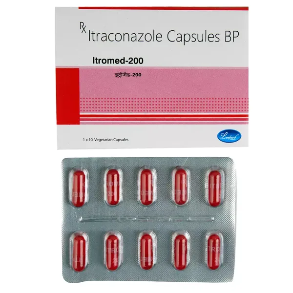 ITROMED 200MG 10CAP