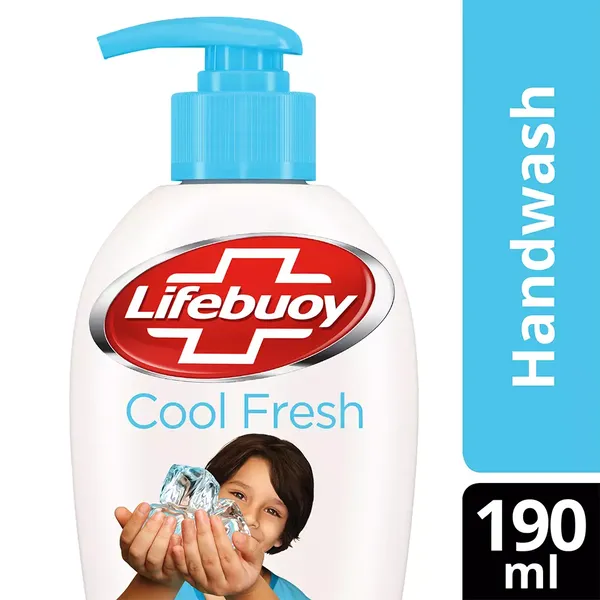 LIFEBUOY H/WASH COOL FRESH PUMP 190ML