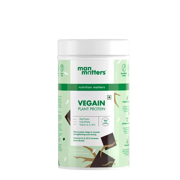 MAN MATTERS VEGAIN PROTEIN POWDER 500GM