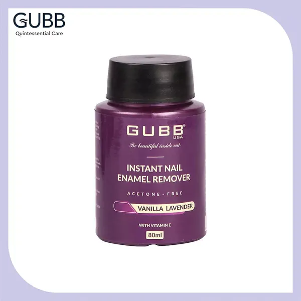 GUBB INSTANT NAIL ENAMEL REMV VAN/LAV 80ML