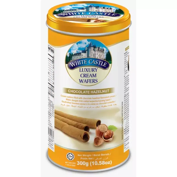 WHITE CASTLE CRM CHOC HAZEL NUT 300GM