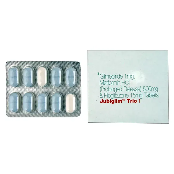 JUBIGLIM-TRIO 1MG 10TAB  ##