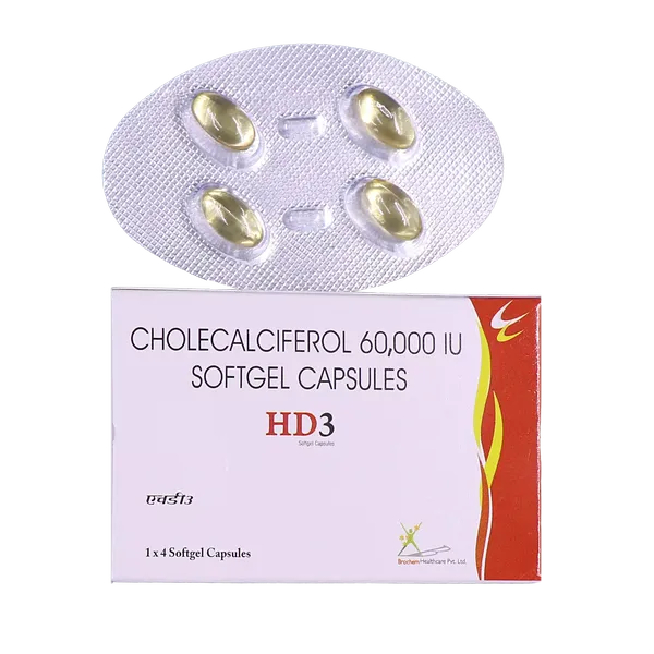 HD3 60000IU SOFTGEL 4CAP