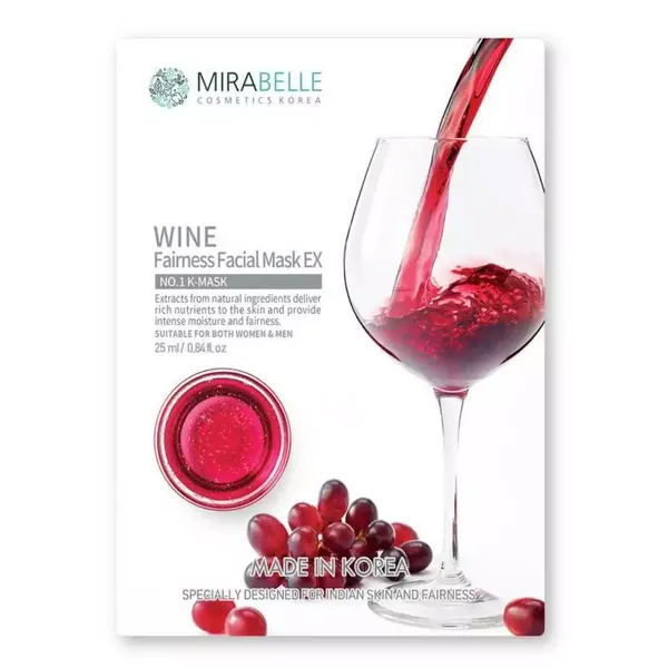 MIRABELLE KOREA F/MASK EX WINE FAIR 1PC