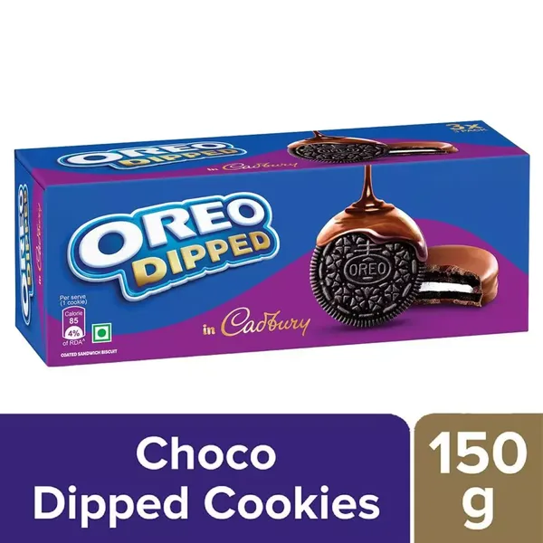 OREO BISC CADBURY DIPPED 150GM