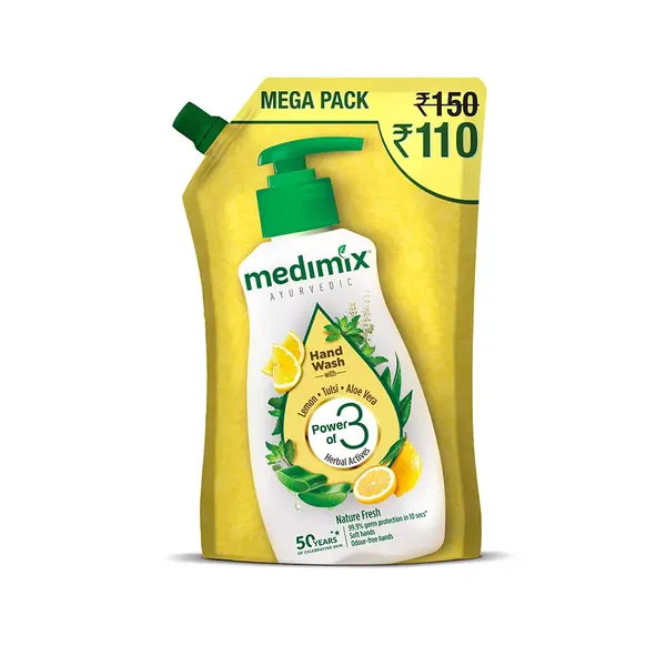 MEDIMIX H/WASH LEMON TULSI ALOE 750ML