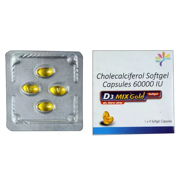 D3-MIX GOLD SOFTGEL 4CAP