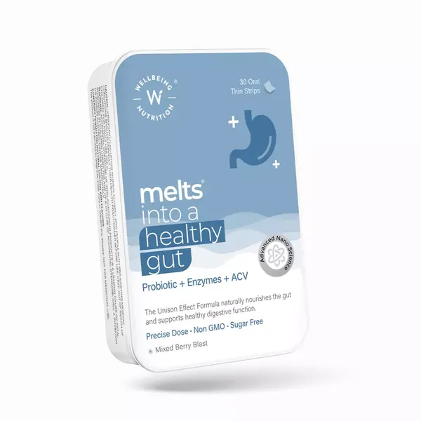 WELLBEING  HEALTHY GUT 30MELTS