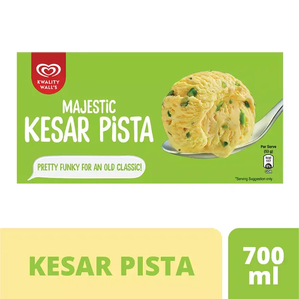 KW I/C PP MAJESTIC KESAR PISTA 700ML