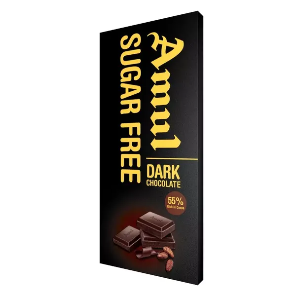 AMUL CHOC S/F DARK 150GM