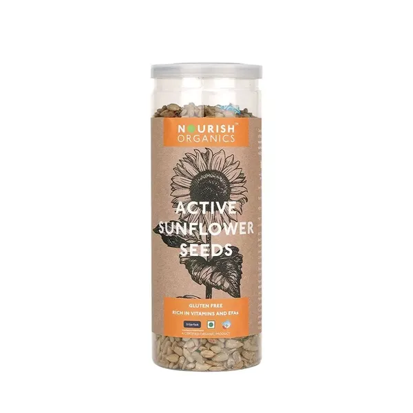 NOURISH ORGANICS ACTIVE SUNFLOWER SEED 150GM