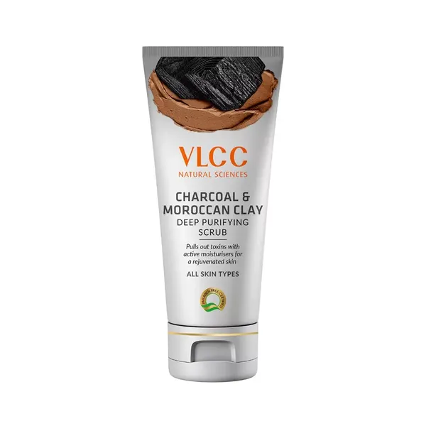 VLCC SCRUB CHARCOAL & MOROCCAN CLAY 90GM