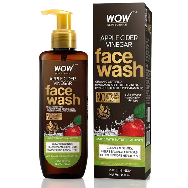 WOW APPLE CIDER VINEGAR F/WASH 200ML