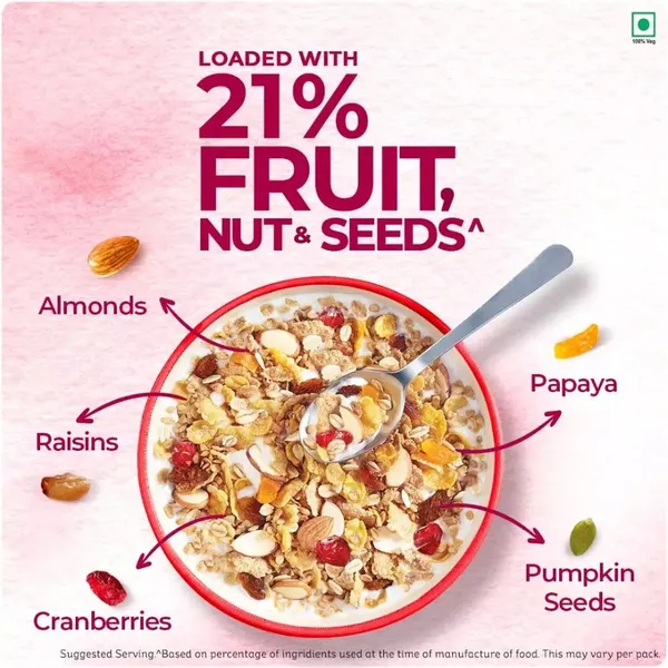 KELLOGGS MUESLI FRUIT  NUT & SEEDS