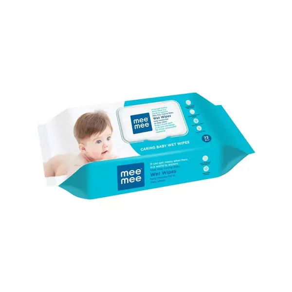 MEE MEE  BBY WET WIPES LID 72PC