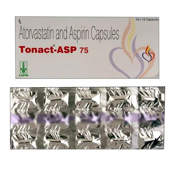 TONACT-ASP 75MG 15CAP