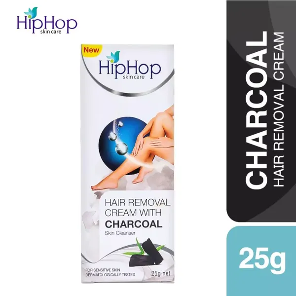 HIPHOP HR/REMV CRM CHARCOAL 25GM