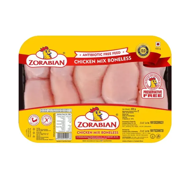 ZORABIAN CHI MIX BONELESS 450GM