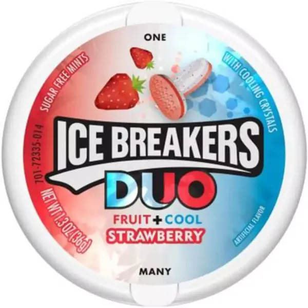 ICE BREAKERS DUO STRAWBERRY 36GM