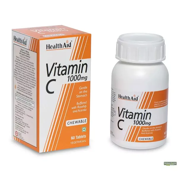 HEALTH AID VITAMIN-C 1000MG /VIT-D 60TAB